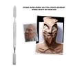 Stainless Steel Wax Spatula - Double Ended Scar Wax Applicator for Special Effects Makeup, Professional FX Makeup Tool for Wax, Foundation, and Sculpting (Small) view 3