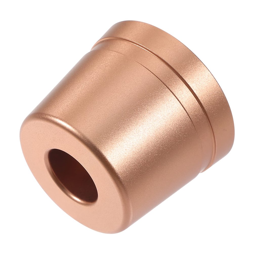 HAPINARY Razor Stand for Bathroom Storage Rose Gold Manual Razor Holder with Stable Base Lightweight Design Easy to Use and Durable Aluminum Construction