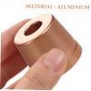 HAPINARY Razor Stand for Bathroom Storage Rose Gold Manual Razor Holder with Stable Base Lightweight Design Easy to Use and Durable Aluminum Construction view 2
