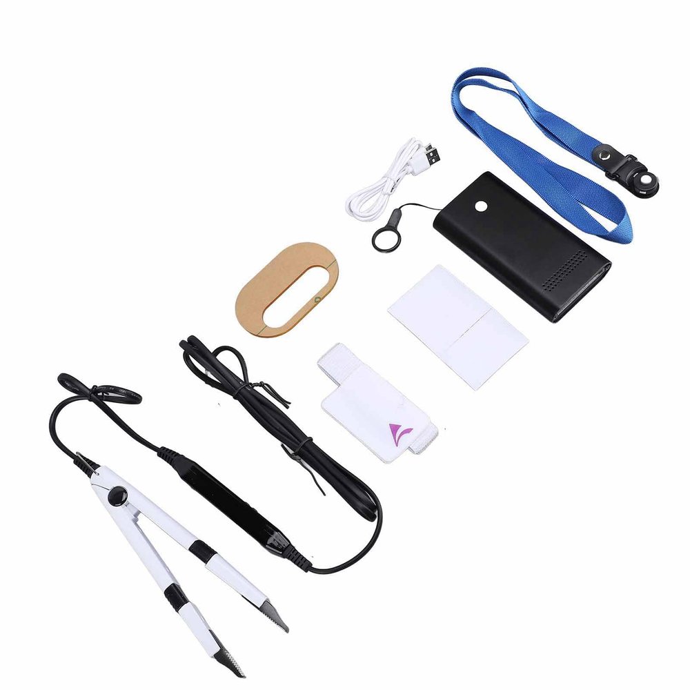 Light Extensions Tool,UV Light Hair Extension Kit Voluminous Up Hair Extensions Tool ABS Material (US Plug)