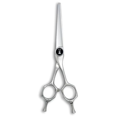 Zero-Offset Professional Hair Scissors - VG-10 Stainless Steel, Dual Removable Tangs, Razor Sharp for Wet or Dry Hair Cuts - Pinnacle - Designed by Saki Shears (5.5 Inch Hair Scissors)