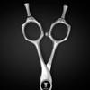 Zero-Offset Professional Hair Scissors - VG-10 Stainless Steel, Dual Removable Tangs, Razor Sharp for Wet or Dry Hair Cuts - Pinnacle - Designed by Saki Shears (5.5 Inch Hair Scissors) view 3