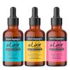 Aunt Jackies Curls & Coils Elixirs Essentials Hair & Scalp Oils Collection  Biotin, Rosemary & Mint; Collagen, Tea Tree & Eucalyptus; Saw Palmetto, Jamaican Black Castor & Grapeseed Oils (3 Products view 1