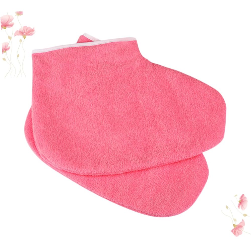 Mikinona Paraffin Therapy Foot Cover Wax Foot Wraps for Women Care Socks Paraffin Therapy Glove for Home Salon Use