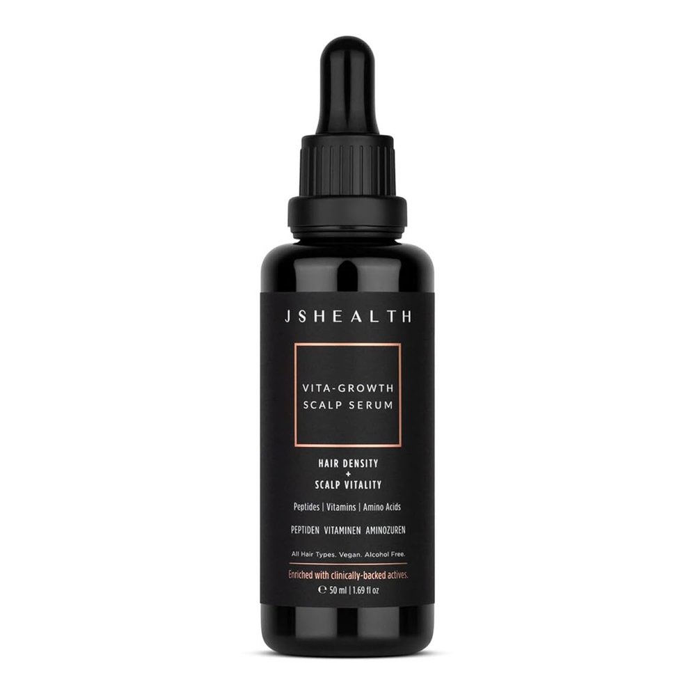 JSHealth Vitamins Vita-Growth Scalp Serum for Hair Density & Scalp Vitality - Hair Serum for Women with Peptides, Vitamins & Amino Acids