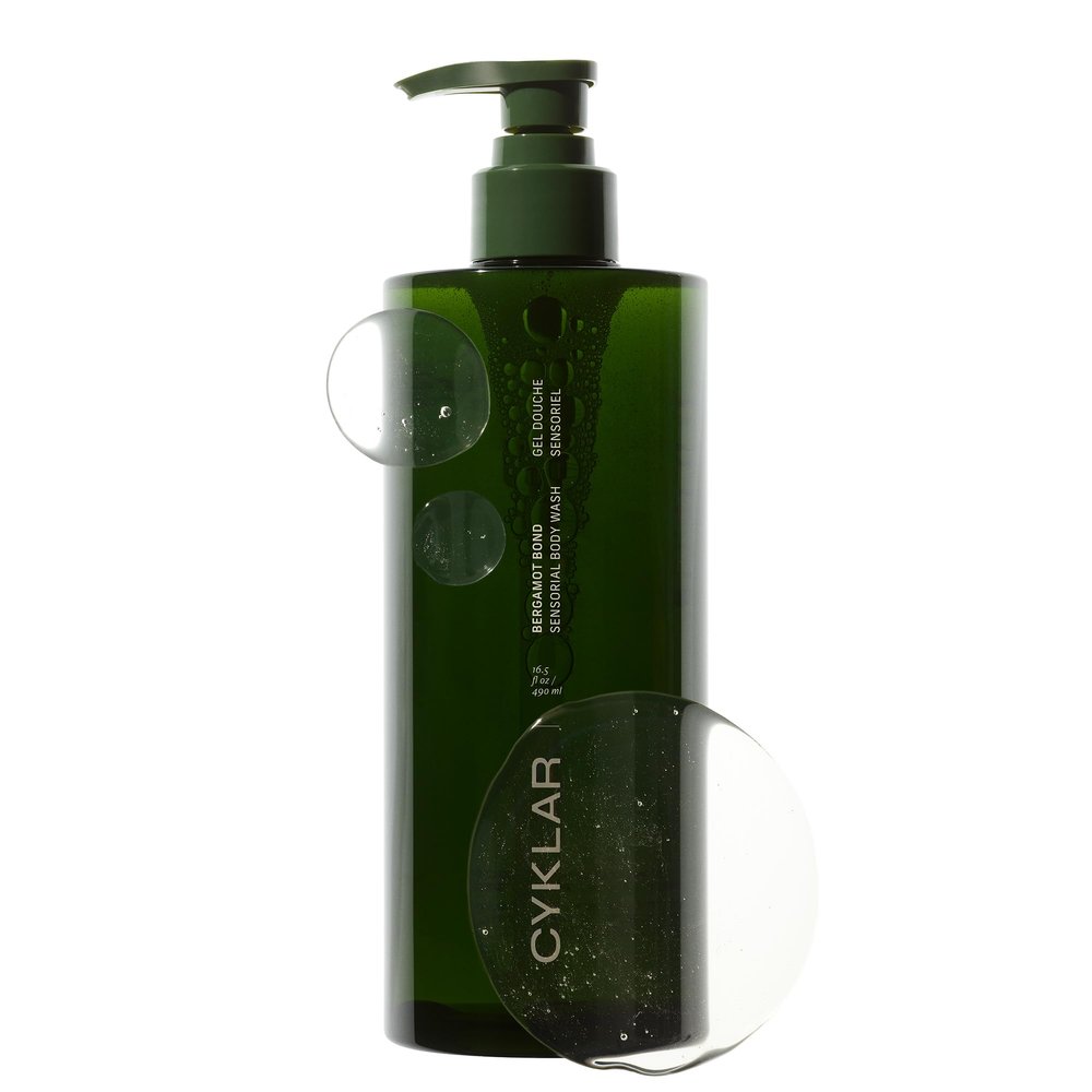 CYKLAR Sensorial Body Wash. Bergamot Bond Hydrating Cleanser with Moisture Locking Multi-Oil Complex, Sodium PCA and Glycerin. Nourishing Shower Gel for Women and Men, 16.5 Fl Oz Luxury Bodywash