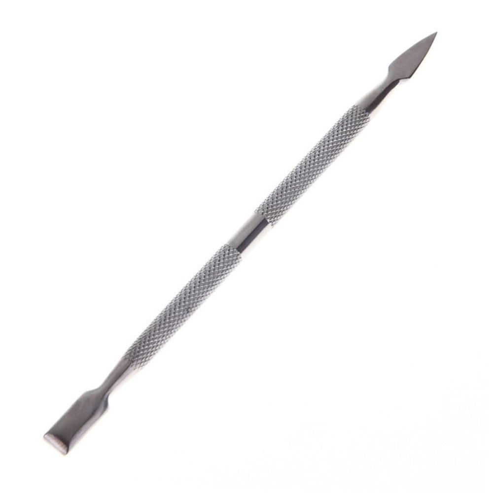 FOYTOKI Nail Art Cuticle Pusher Trimmer Double-end Tool Stainless Steel Nail Care Set