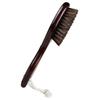 FOYTOKI Dense Wool Beard Brush Curved Handle Dark Red Shaving Brush for Men for Beard Cleaning Boys and Girls Shower Natural Handle Comfortable Dense Bristles Versatile Grooming Tool view 1