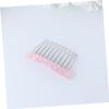 ASAKKURA Rhinestone Acrylic Hair Comb for Women Decorative Tuck Comb in Pink Fashion Hair Accessory for Girls for Updos and Special Occasions view 2