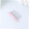 ASAKKURA Rhinestone Acrylic Hair Comb for Women Decorative Tuck Comb in Pink Fashion Hair Accessory for Girls for Updos and Special Occasions view 4