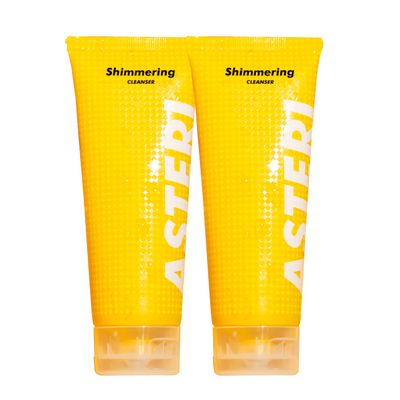 Alumni Skincare Shimmering Cream Vitamin C Cleanser - 3.4 oz Refreshing Face Wash for Women & Men with Citrus Bomb - Vegan, Gentle Face Exfoliator with AHAs & Enzymes for All Skin Types - Pack of 2