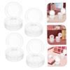 ADOCARN 4pcs Naked Eyeshadow Palette Plastic Empty Eye Shadow Pans Small Makeup Eye Shadow Cases for Women view 4