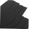 ADOCARN 4pcs Beard Template for Men Hairline Shaper Tool Hairline Enhancing Card Beard Shaping Template view 3