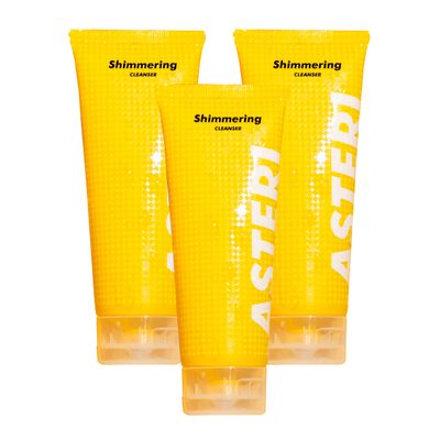 Alumni Skincare Shimmering Cream Vitamin C Cleanser - 3.4 oz Refreshing Face Wash for Women & Men with Citrus Bomb - Vegan, Gentle Face Exfoliator with AHAs & Enzymes for All Skin Types - Pack of 3