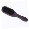 ASAKKURA Beard Comb for Men Mustache Brush Beard Scrubber Shaving Hair Catcher Barbers Brush Nylon Bristle for Men Bristles view 2