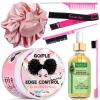 Edge Control Wax Strong Hold Non-greasy Hair Styling Gel - Edge Wax No Flaking Edge Control for Black Hair Edge Wax for Women Rosemary Hair Oil for Hair Growth Edge Brush Hair Braid Bonnet(7pcs) view 1