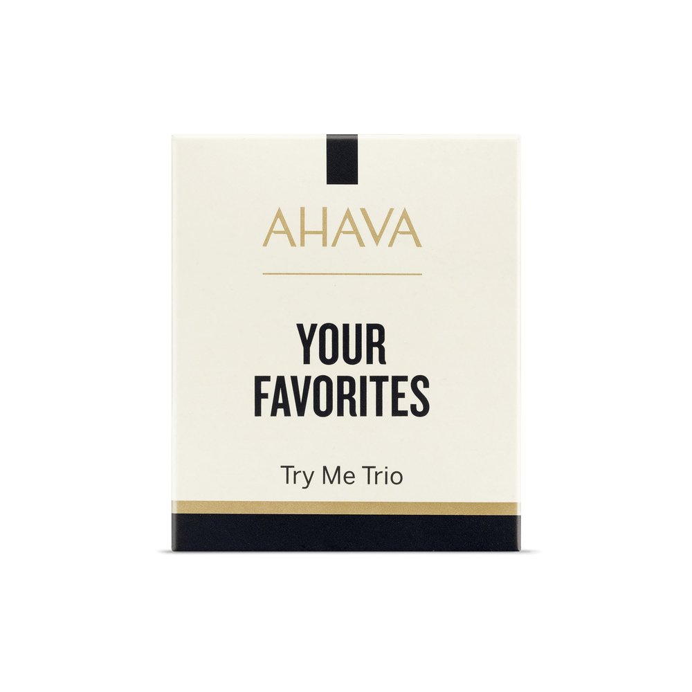 AHAVA Your Favourites Sachet Kit- OsmoterTM Concentrate Hydrating Cream 3ml, Extreme Eye Cream 2ml & Hyaluronic Acid Serum 3ml- Hydrates, Firms & Maintains Moisture Level, Reduce Wrinkles with Osmoter