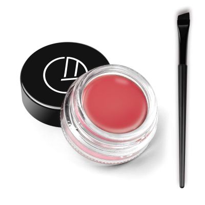 GOOD MOTHER Eyeliner Gel Set,Long Lasting Waterproof With 5.51 IN Long Eyeliner Brush,High-Intensity Pigments Smudge-Proof Eye Liner Makeup Creamy Gel 5G-Rose Red