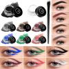 GOOD MOTHER Eyeliner Gel Set,Long Lasting Waterproof With 5.51 IN Long Eyeliner Brush,High-Intensity Pigments Smudge-Proof Eye Liner Makeup Creamy Gel 5G-Rose Red view 3