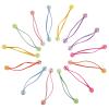 14 PCS Double Ball Hair Ties, Double Balls Elastic Hair Balls for Girls Hair, Colorful Pink Bead Hair Tie with Balls Cute Ponytail Balls Hair Elastic Accessories for Girls Children Women view 1