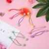 14 PCS Double Ball Hair Ties, Double Balls Elastic Hair Balls for Girls Hair, Colorful Pink Bead Hair Tie with Balls Cute Ponytail Balls Hair Elastic Accessories for Girls Children Women view 2