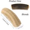 2PCS Blonde Fluffy Hair Bump Pads Invisible Bump It Up Volume Clip Base Hairing Extensions Increased Styling Accessories for Women Long Heavy Hair view 2