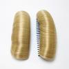 2PCS Blonde Fluffy Hair Bump Pads Invisible Bump It Up Volume Clip Base Hairing Extensions Increased Styling Accessories for Women Long Heavy Hair view 3