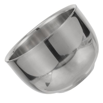 SOESFOUFU Shaving Soap Cup Barber Shaving Bowl Stainless Steel Lathering Bowl for Smooth Shave Random Style