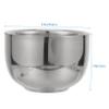 SOESFOUFU Shaving Soap Cup Barber Shaving Bowl Stainless Steel Lathering Bowl for Smooth Shave Random Style view 2