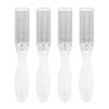 IWOWHERO 4pcs Double-Side Foot File Heel Scraper Foot Scrub Callus Remover Stainless Steel view 1