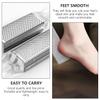 IWOWHERO 4pcs Double-Side Foot File Heel Scraper Foot Scrub Callus Remover Stainless Steel view 4