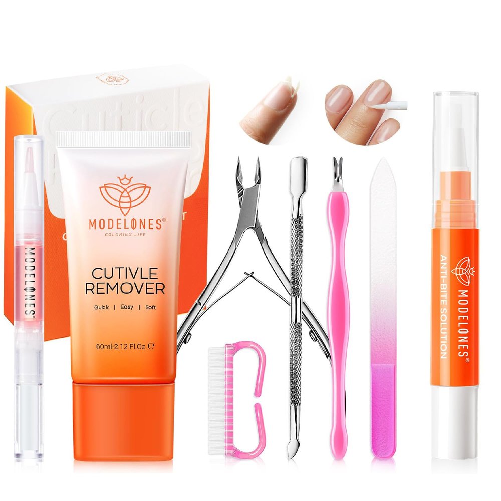 modelones Stop Nail Biting Pen and Cuticle Remover Kit
