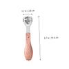 ASAKKURA Stainless Steel Pedicure Knife Foot Exfoliating Scrub Toe Callus Remover Tool Foot Peels Callus Remover for view 2