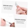 ASAKKURA Stainless Steel Pedicure Knife Foot Exfoliating Scrub Toe Callus Remover Tool Foot Peels Callus Remover for view 3