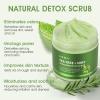 Armpit Detox Scrub with Tea Tree, Mint & Walnut Shell Powder, Underarm Scrub for Removing Odor & Exfoliating, Dark Armpit Remover, Natural Unisex Body Deodorant for Full Body Care 8.11 Oz view 3