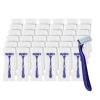 Disposable Razors, Bulk Razors With Knife Caps, Individually Packaged, Razors In Bulk Suitable For Hotels, Shelters, Homeless People, Nursing Homes, Charities, Churches (50-PACK) view 1