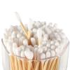 Demissle 240 Pack Cotton Swabs Travel Size, 10 Pcs Per Pack Individually Wrapped Cotton Swab Double Tipped Wooden Sticks for Ear Make up Hotel Toiletries Essentials Supplies view 4