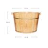 Solid Wood Foot Basin, Pedicure Basin, Household Footbath, Pedicure Foot Soak Foot Tub,Children' s Adult Foot Bath, Foot Massage Basin, Suitable for Families,Hotels view 4