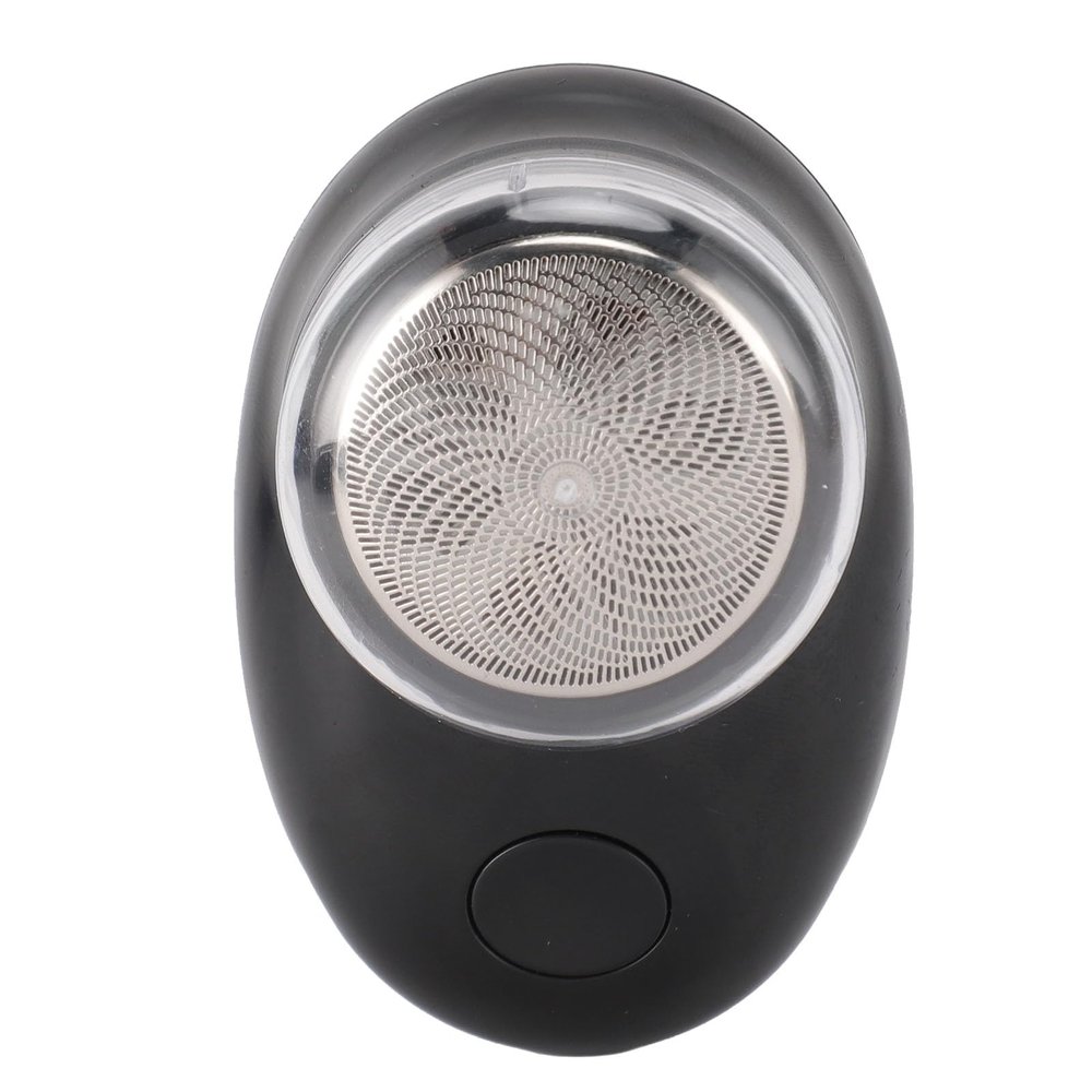 Mini Portable Electric Shaver, USB Rechargeable Beard Trimmer Portable Electric Shaver Travel Shaver Stainless Steel Pocket Size Shaver for Travel Office Business Trip (Matte