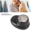 Mini Portable Electric Shaver, USB Rechargeable Beard Trimmer Portable Electric Shaver Travel Shaver Stainless Steel Pocket Size Shaver for Travel Office Business Trip (Matte view 3