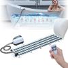 JnbCKJ Body Bubble Bath Machine - 9 Gear Adjustment, Bath Spa Massage Mat - W/Inflatable Pillow & Remote, for Loosening Tight Muscles view 1