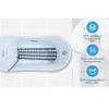 JnbCKJ Body Bubble Bath Machine - 9 Gear Adjustment, Bath Spa Massage Mat - W/Inflatable Pillow & Remote, for Loosening Tight Muscles view 3