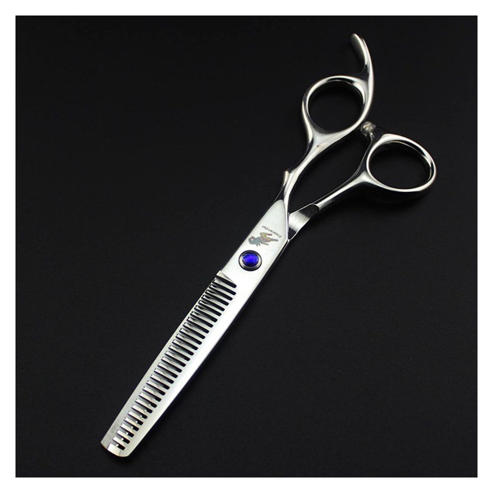 ERTTGWGF 6 Inch Barber Scissors, Styling Tools, Hairdressing Scissors, Stainless Steel Salon Hairdressing Scissors, Flat Teeth Hair Cutting Shears