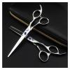 ERTTGWGF 6 Inch Barber Scissors, Styling Tools, Hairdressing Scissors, Stainless Steel Salon Hairdressing Scissors, Flat Teeth Hair Cutting Shears view 2