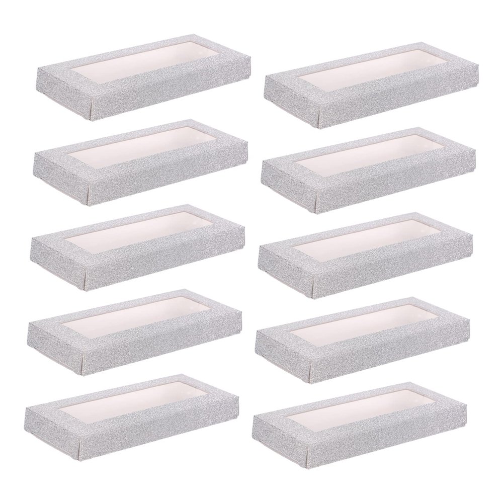 VINTORKY 30pcs Eyelash Storage Box Eyelash Organizer Case Fake Lashes Packaging Trays for Professional Beauty Shops