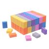 50pcs Mini Sponge Nail File Colorful Nail Buffer Double Sided Gel Polish Cuticle Remover Emery Board Files Manicure(Orange) view 3
