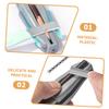 TOVINANNA 3pcs Bulk Pencil Sharpeners Makeup Sharpener Aid Eyebrow Pencil Sharpening Device Duckbill Design view 4