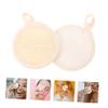 ADOCARN 4pcs Exfoliating Facial Scrubber Pads Soft Face Exfoliator for Deep Cleansing Comfortable Loofah Texture for Women Skin Care for Home and Travel Use view 4