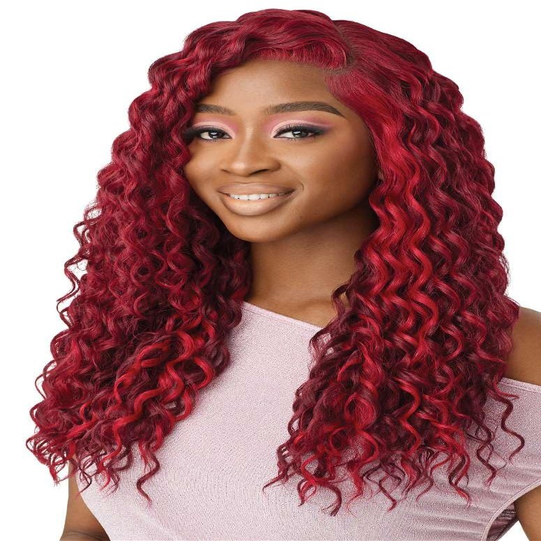 Outre Lace Front Wig - Perfect Hair Line 13X4 - Swoop Series - Swoop 9 (DRFF HAZELNUT)
