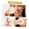 FOYTOKI 4pcs Round Exfoliating Loofah Sponges for Facial Cleansing Makeup Removal and Deep Pore Cleansing Gentle and Easy to Use Exfoliating Pads Elastic Band and Lanyard Design view 3